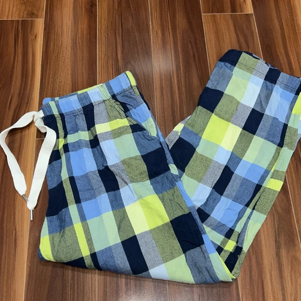 Medium Aerie plaid flannel pajama pants with pockets